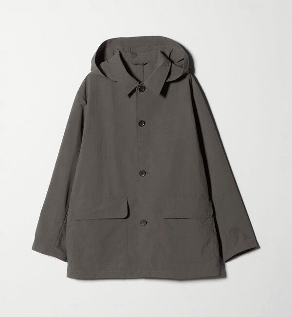 UNITED ARROWS green label relaxing「DICROS ミドル フード ステンカラー コート -撥水-」|ステンカラーコート|