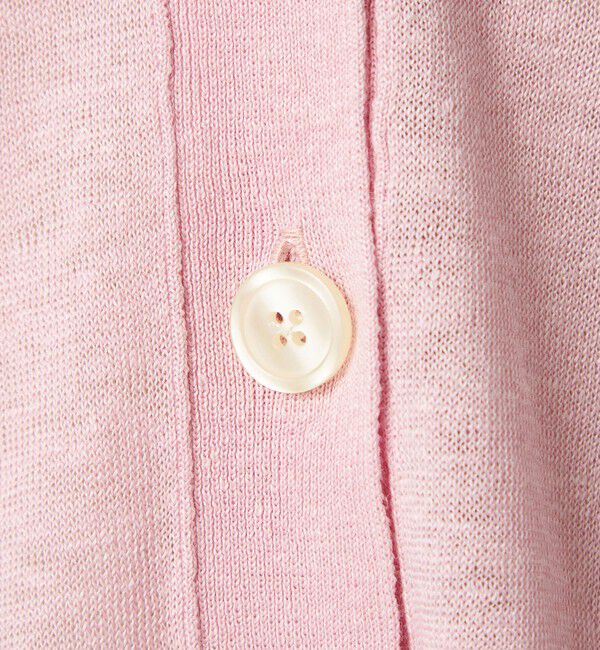 UNITED ARROWS green label relaxing「フレンチリネン Vネック カーディガン ウォッシャブル」|カーディガン|