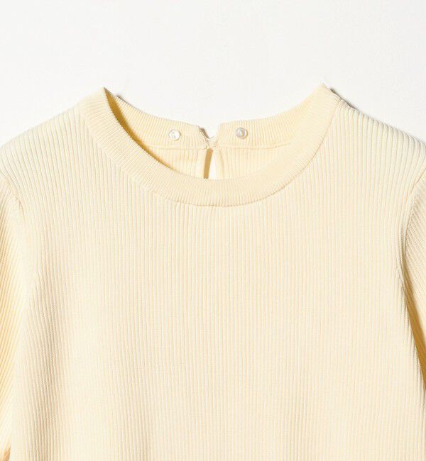 UNITED ARROWS green label relaxing「リブ エリレース 2WAY 5分袖 ニット プルオーバー」|ニット・セーター|