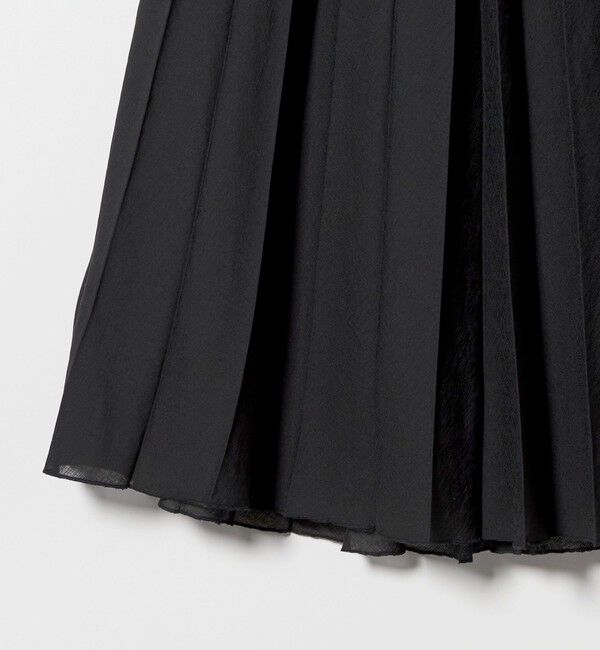 UNITED ARROWS green label relaxing「シアー ガーゼ プリーツスカート」|フレア|