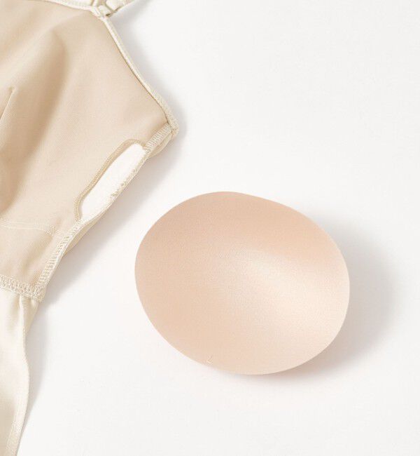 UNITED ARROWS green label relaxing「ジョーゼット風 ペプラムビスチェ オフホワイト スイムウェア / 水着」|その他|