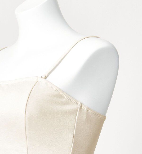 UNITED ARROWS green label relaxing「ジョーゼット風 ペプラムビスチェ オフホワイト スイムウェア / 水着」|その他|