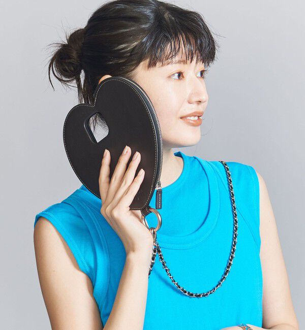 BEAUTY&YOUTH UNITED ARROWS「＜ajew＞dress HEART チェーン ストラップ iPhone14Proケース」|モバイルケース|