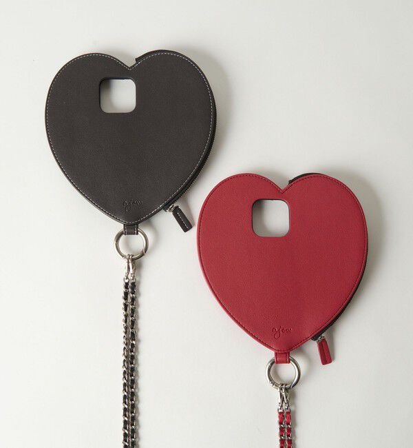 BEAUTY&YOUTH UNITED ARROWS「＜ajew＞dress HEART チェーン ストラップ iPhone14Proケース」|モバイルケース|