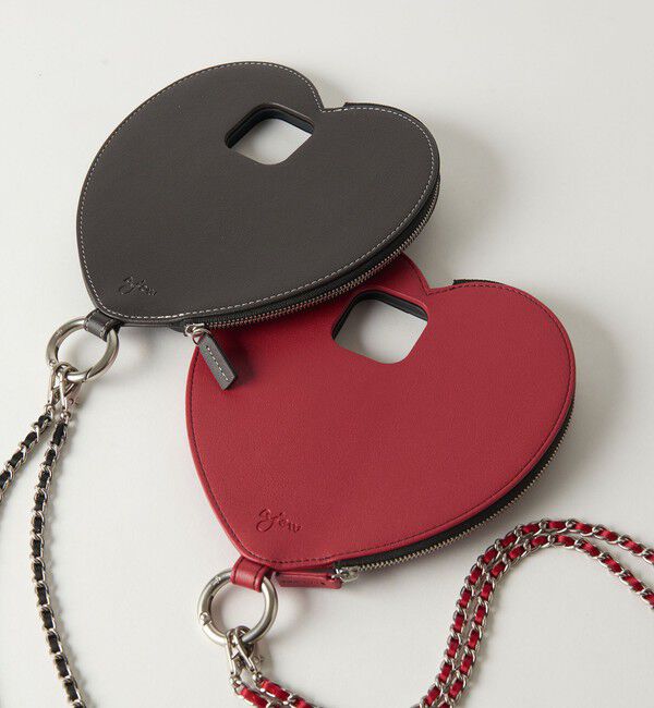 BEAUTY&YOUTH UNITED ARROWS「＜ajew＞dress HEART チェーン ストラップ iPhone14Proケース」|モバイルケース|