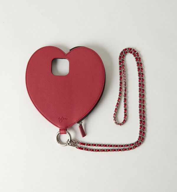 BEAUTY&YOUTH UNITED ARROWS「＜ajew＞dress HEART チェーン ストラップ iPhone14Proケース」|モバイルケース|