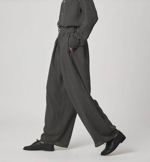 STEVEN ALAN「＜Steven Alan＞ドット プリント ワイドパンツ」|その他|