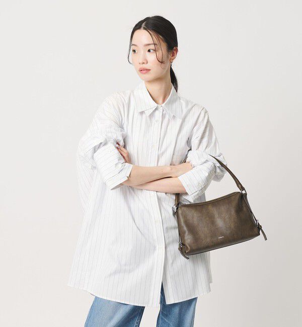 BEAUTY&YOUTH UNITED ARROWS「＜provoke＞ストライプ レイヤード ビッグシャツ」|シャツ・ブラウス|