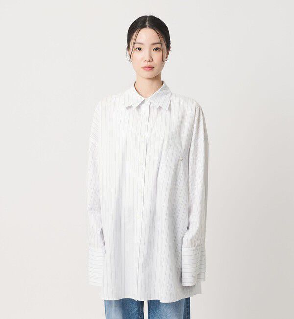BEAUTY&YOUTH UNITED ARROWS「＜provoke＞ストライプ レイヤード ビッグシャツ」|シャツ・ブラウス|
