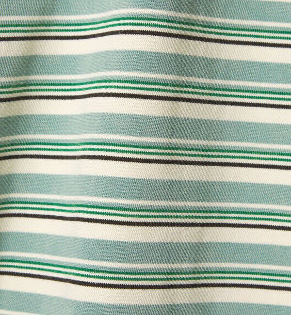 MONKEY TIME「ウォッシュド ボーダー ロングスリーブ Tシャツ」|Tシャツ・カットソー|