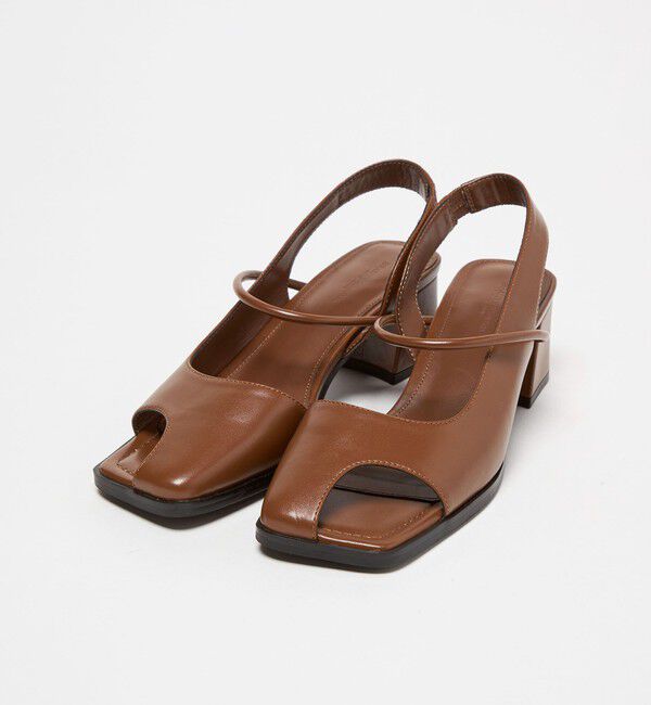 BEAUTY&YOUTH UNITED ARROWS「オープントゥ バックストラップミュール サンダル」|サンダル|