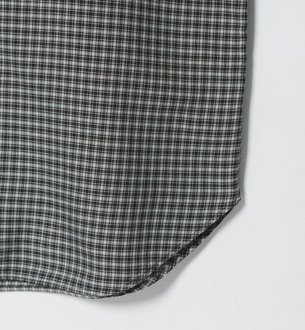 STEVEN ALAN「＜Steven Alan＞ ドレープ オックス チェック レギュラーカラー シャツ LOOSE」|シャツ・ブラウス|