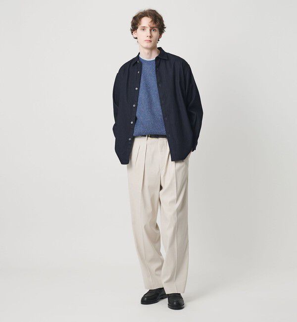BEAUTY&YOUTH UNITED ARROWS「7.5oz サテンデニム レギュラー グランデ シャツ GRANDE型」|シャツ・ブラウス|