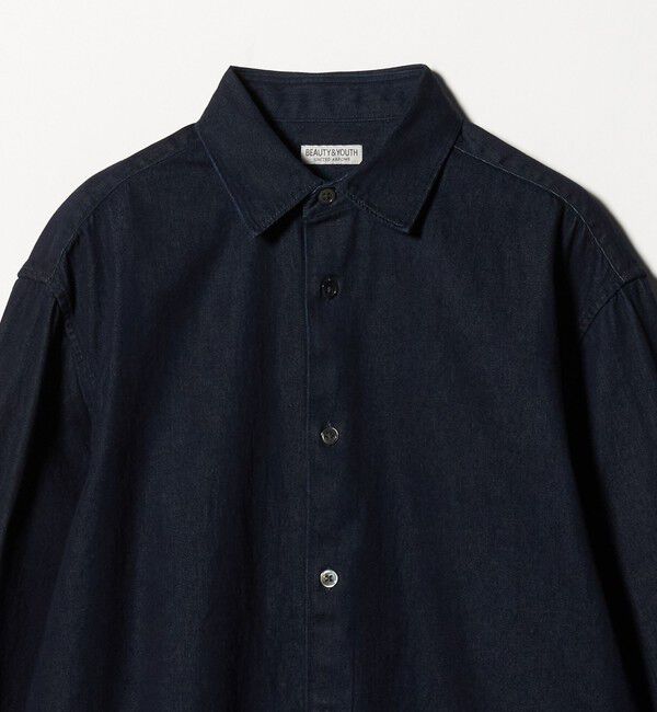 BEAUTY&YOUTH UNITED ARROWS「7.5oz サテンデニム レギュラー グランデ シャツ GRANDE型」|シャツ・ブラウス|