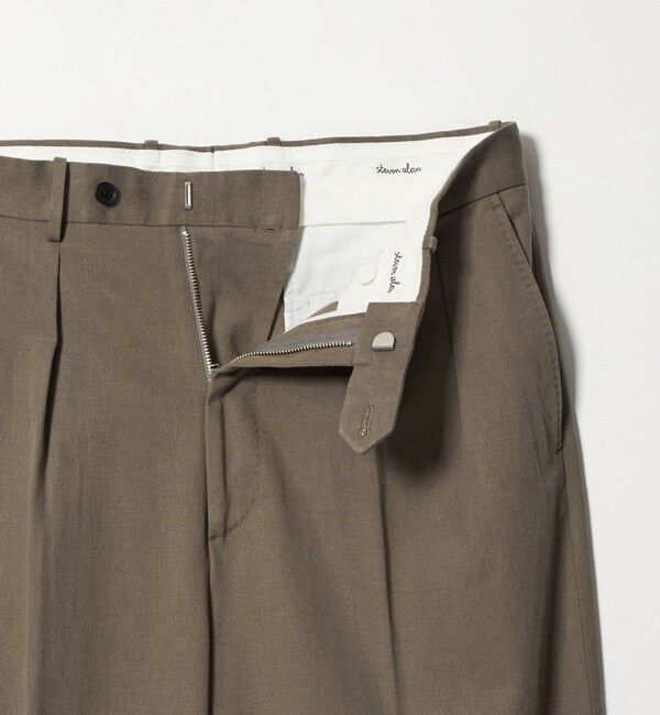 STEVEN ALAN「＜Steven Alan＞ グレース ツイル イン ツープリーツ ドレス トラウザーズII」|チノ|