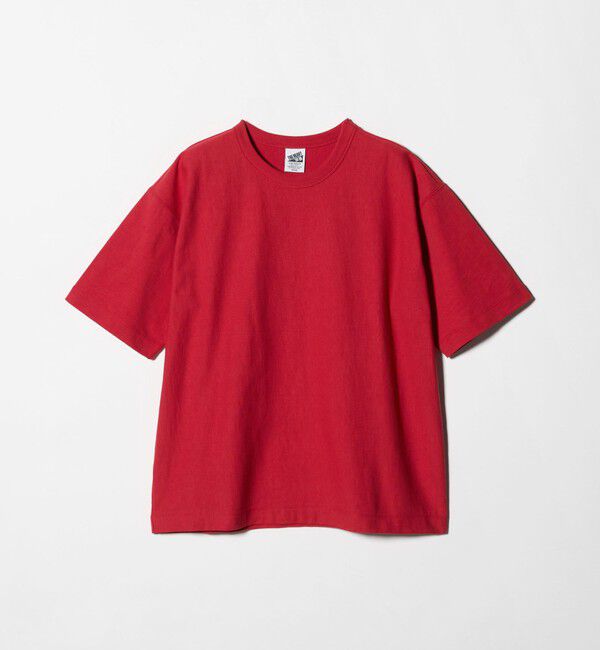 BEAUTY&YOUTH UNITED ARROWS「"THE HEAVY" 10oz ヘビー ワイド クルーネック Tシャツ」|Tシャツ・カットソー|RED
