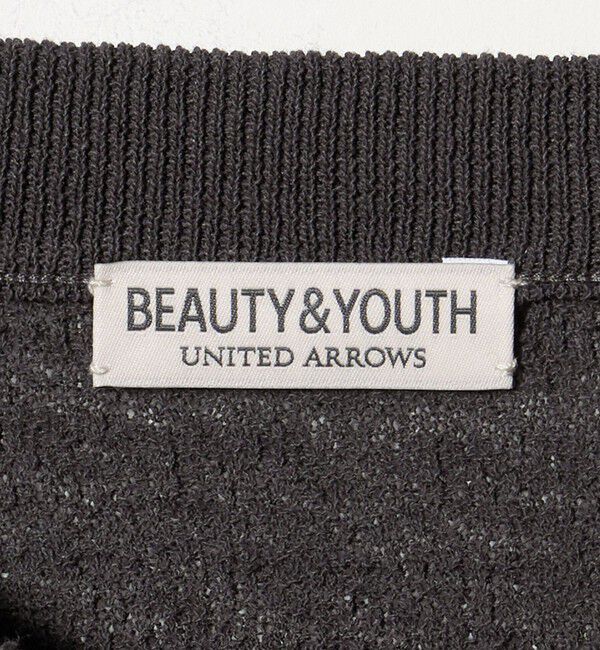 BEAUTY&YOUTH UNITED ARROWS「テクスチャード 3ボタン ヘンリーネック ニット ウォッシャブル」|ニット・セーター|