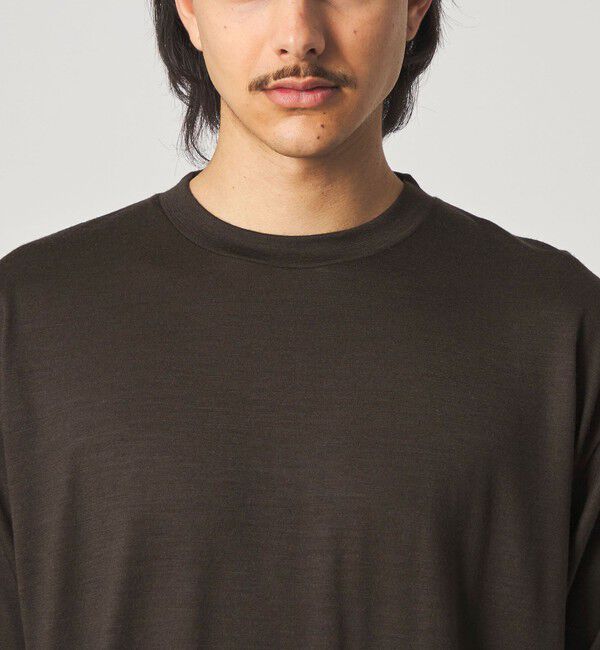 STEVEN ALAN「＜Steven Alan＞ メリノウール クルーネック ショートスリーブ Tシャツ」|Tシャツ・カットソー|