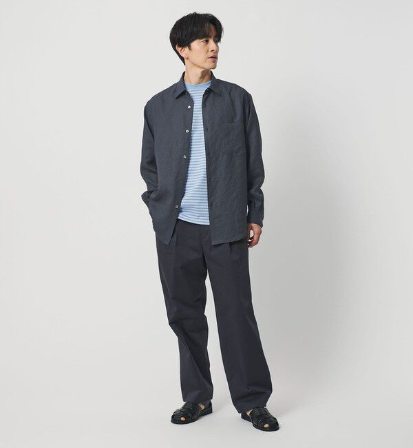 BEAUTY&YOUTH UNITED ARROWS「ライト リネンタッチ レギュラー シャツ FORM TAPERD型」|シャツ・ブラウス|