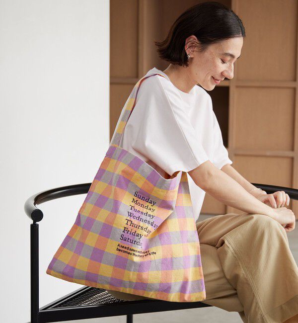 BEAUTY&YOUTH UNITED ARROWS「【別注】＜beej＞チェック 2WAY ワンショルダーバッグ」|トートバッグ|