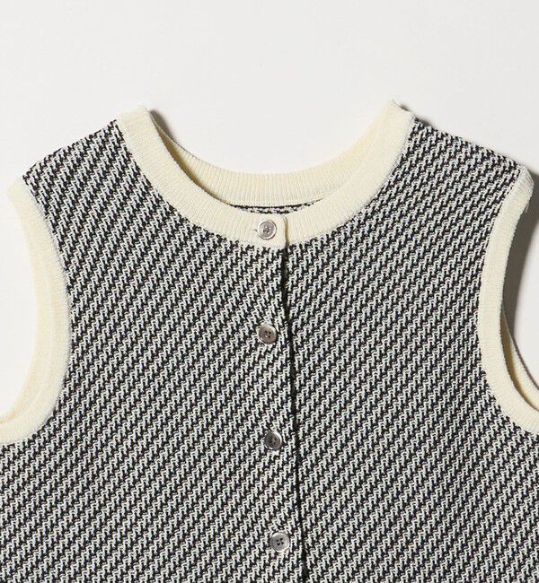 BEAUTY&YOUTH UNITED ARROWS「コットンポリエステル ジャガード 2WAYニットベスト  ウォッシャブル」|ベスト・ジレ|