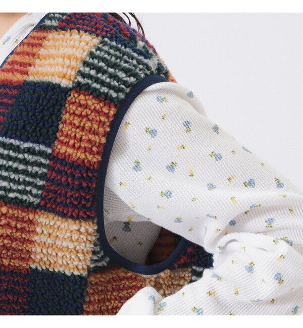 BEAMSBOY「ジャガード ボア プルオーバー」|ベスト・ジレ|