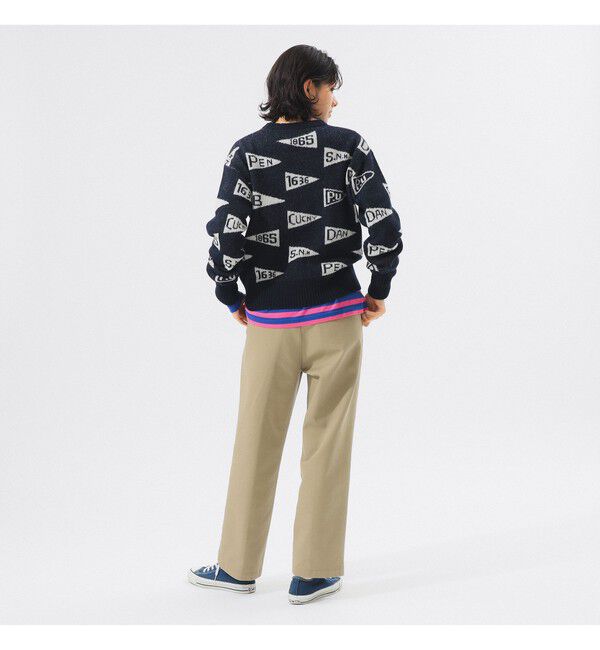 BEAMSBOY「ペナント ニット プルオーバー」|ニット・セーター|