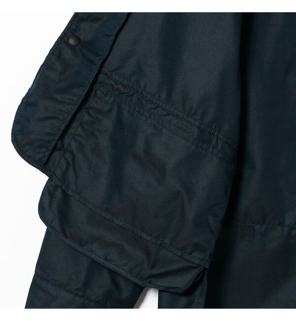 BEAMSBOY「シャンブレー ギャバ ショート フィッシング ジャケット」|ブルゾン・スタジャン|