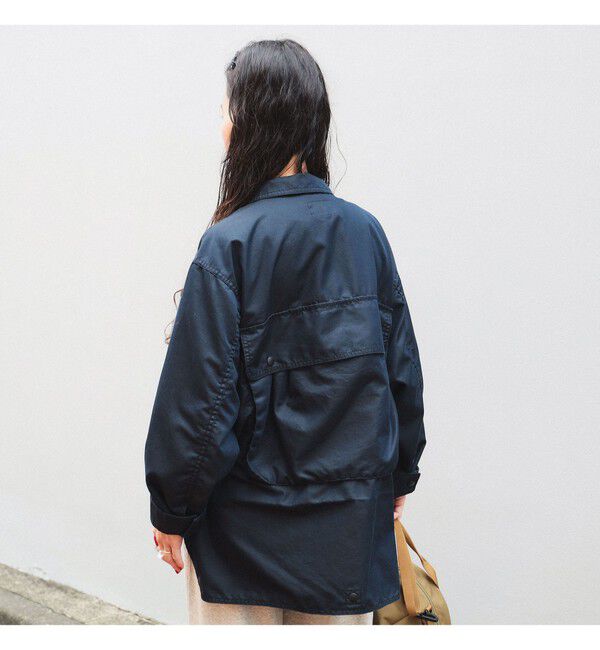 BEAMSBOY「シャンブレー ギャバ ショート フィッシング ジャケット」|ブルゾン・スタジャン|