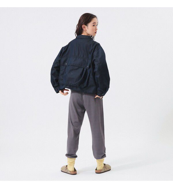 BEAMSBOY「シャンブレー ギャバ ショート フィッシング ジャケット」|ブルゾン・スタジャン|