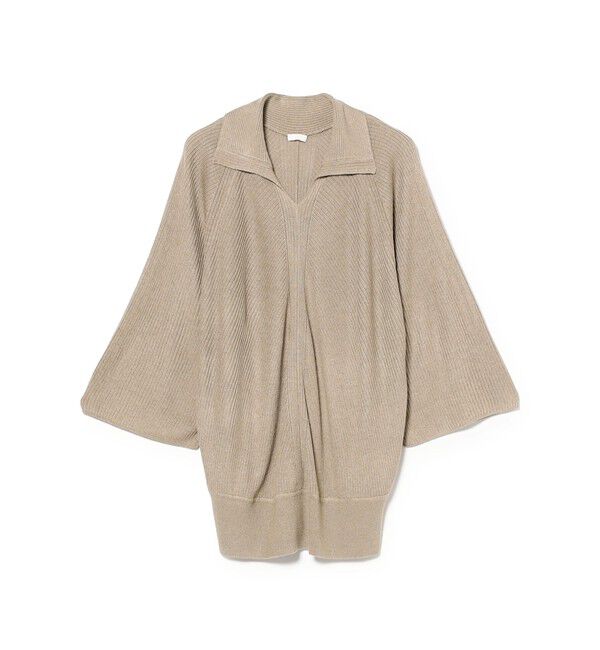 Demi-Luxe BEAMS 「SEEALL / リブ Vネック スキッパー ポロ」|ニット・セーター|