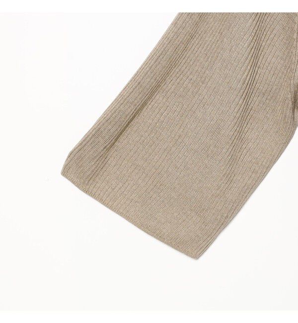 Demi-Luxe BEAMS 「SEEALL / リブ Vネック スキッパー ポロ」|ニット・セーター|