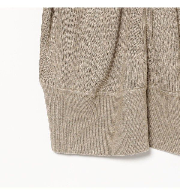 Demi-Luxe BEAMS 「SEEALL / リブ Vネック スキッパー ポロ」|ニット・セーター|