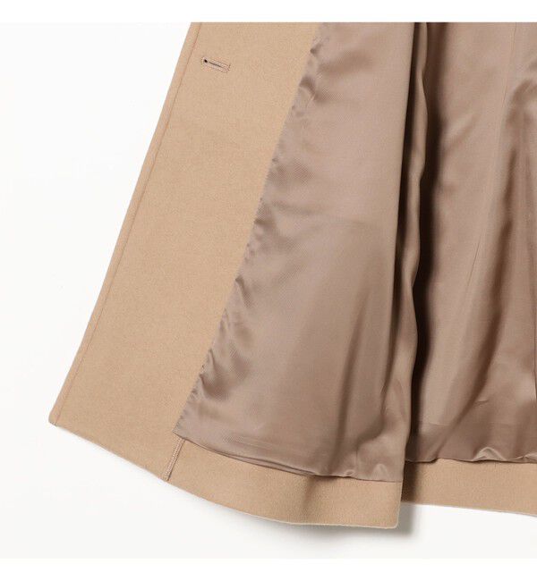 Demi-Luxe BEAMS 「ソフトメルトン ノーカラーコート」|ダッフルコート|