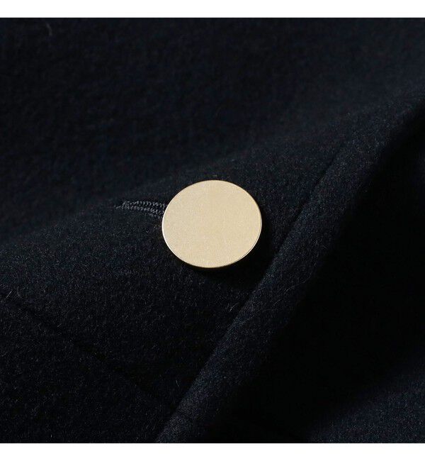 Demi-Luxe BEAMS 「ソフトメルトン ノーカラーコート」|ダッフルコート|