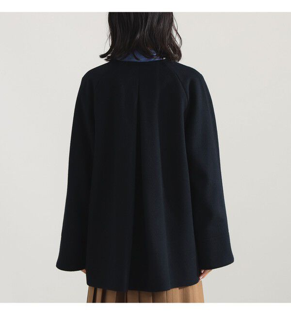 Demi-Luxe BEAMS 「ソフトメルトン ノーカラーコート」|ダッフルコート|