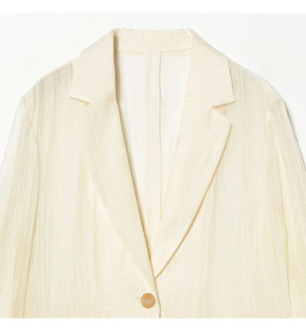 Ray BEAMS 「シアー 1ボタン シングル ジャケット」|ダッフルコート|