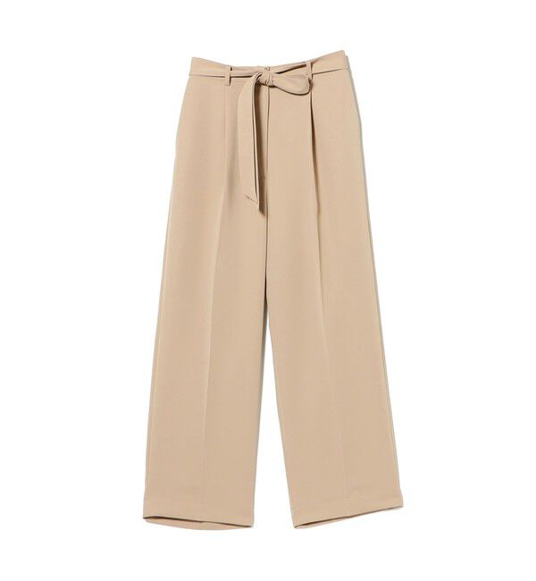 Demi-Luxe BEAMS 「ストレッチサテン タックパンツ」|チノ|