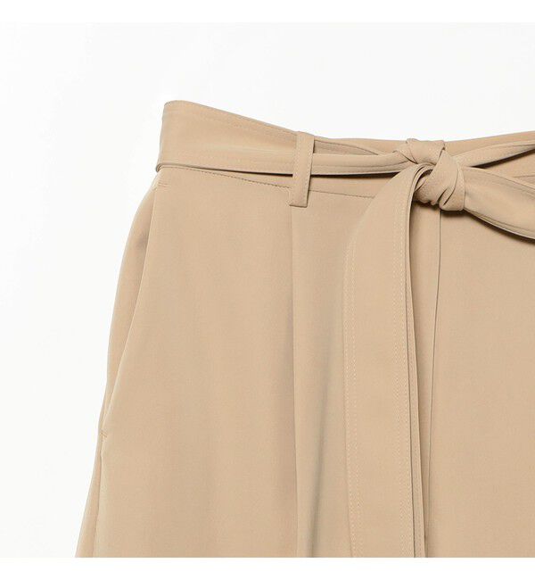 Demi-Luxe BEAMS 「ストレッチサテン タックパンツ」|チノ|