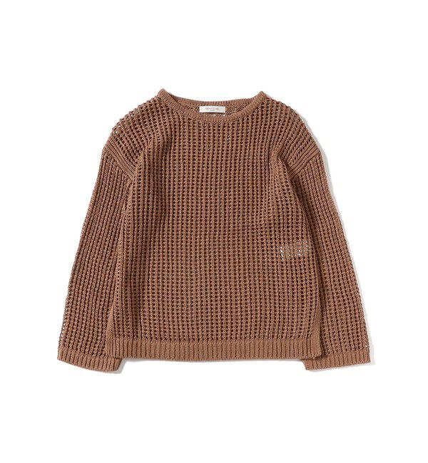 Demi-Luxe BEAMS 「3ゲージ コットン メッシュ プルオーバー」|ニット・セーター|