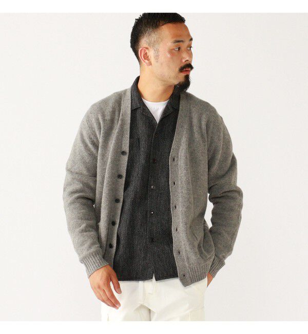 BEAMS PLUS「BEAMS PLUS / エルボーパッチ カーディガン」|ニット・セーター|