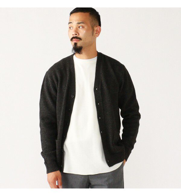 BEAMS PLUS「BEAMS PLUS / エルボーパッチ カーディガン」|ニット・セーター|