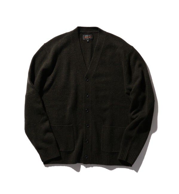 BEAMS PLUS「BEAMS PLUS / エルボーパッチ カーディガン」|ニット・セーター|