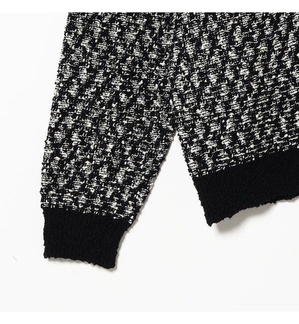 BEAMS「5ゲージ ツイーディー クルーネック ニット」|ニット・セーター|