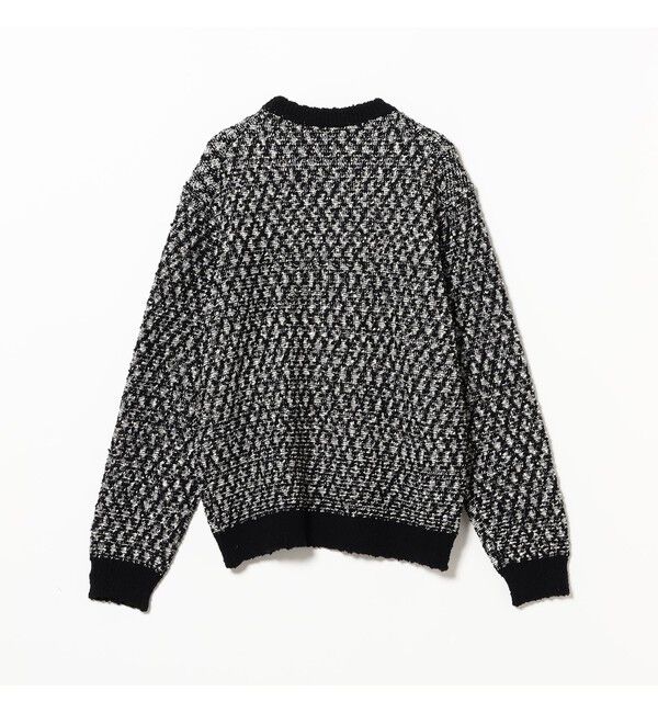 BEAMS「5ゲージ ツイーディー クルーネック ニット」|ニット・セーター|