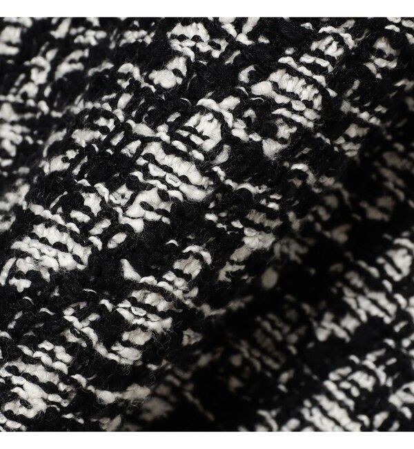 BEAMS「5ゲージ ツイーディー クルーネック ニット」|ニット・セーター|