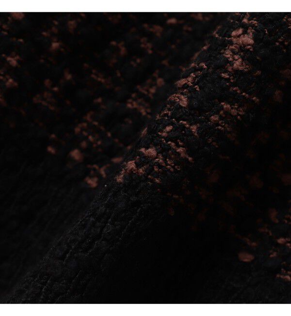 BEAMS「5ゲージ ツイーディー クルーネック ニット」|ニット・セーター|