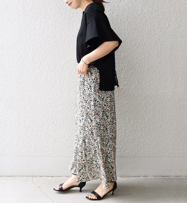 SHIPS for women「〈手洗い可能〉DEVEAUX プリントマーメイドスカート」|スカート|