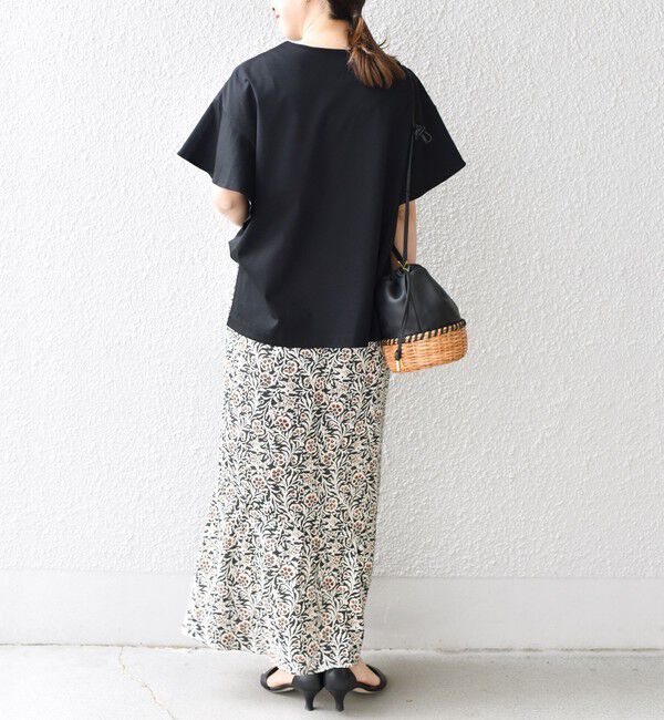 SHIPS for women「〈手洗い可能〉DEVEAUX プリントマーメイドスカート」|スカート|