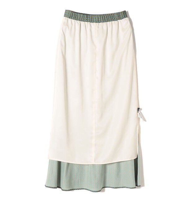 SHIPS for women「〈手洗い可能〉DEVEAUX プリントマーメイドスカート」|スカート|